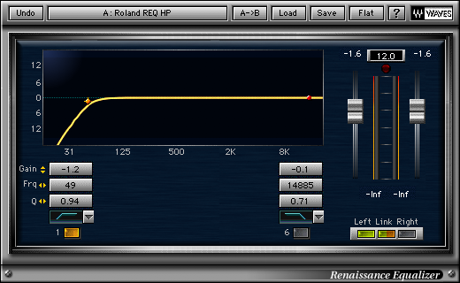 Waves REQ2 setup