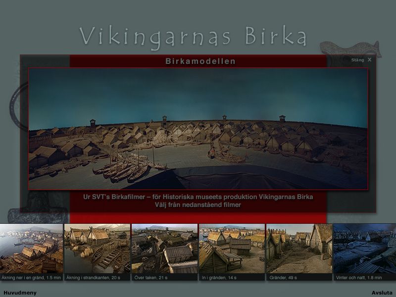 Vikingarnas Birka, Screenshot